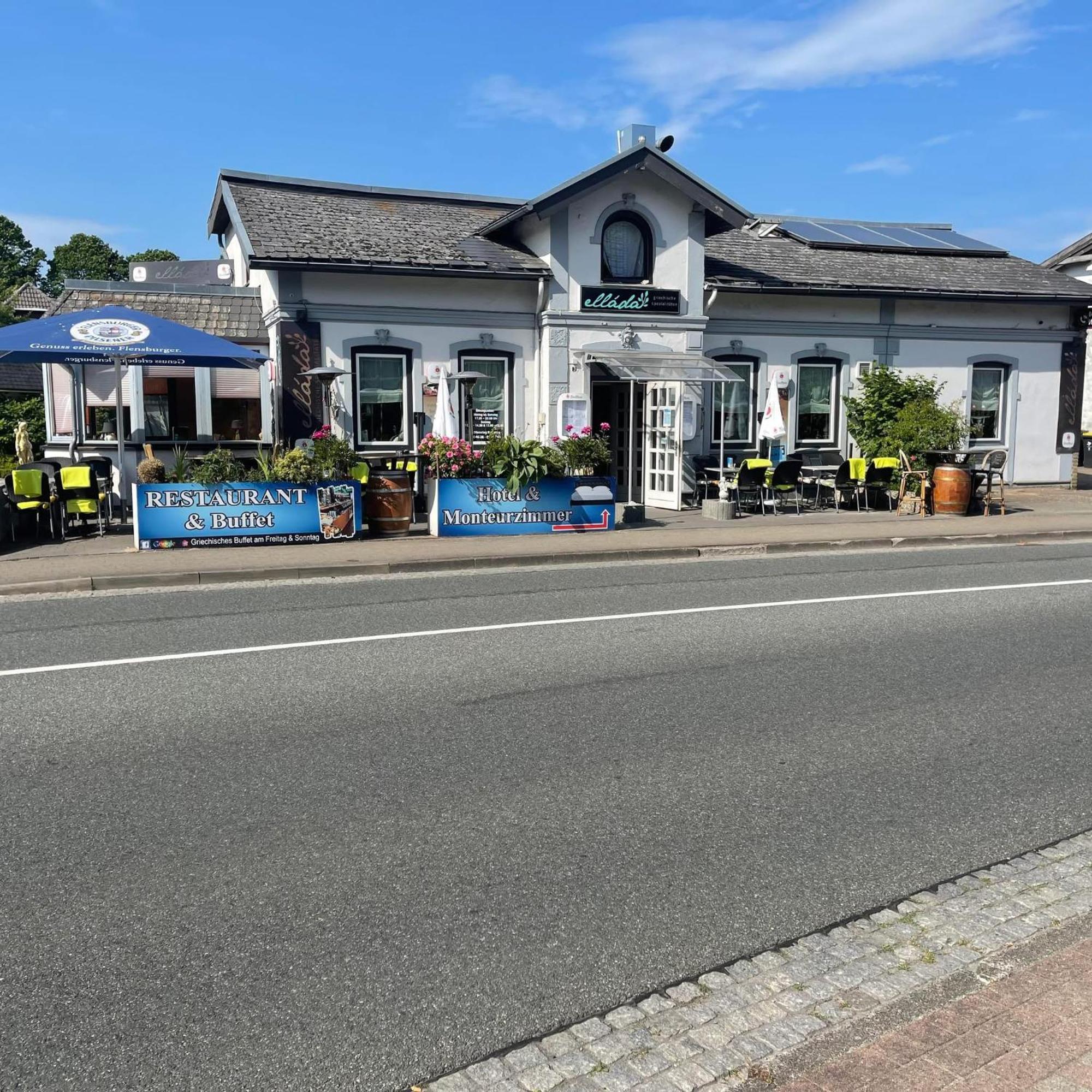 Ellada Restaurant & Hotel Tarp Zewnętrze zdjęcie